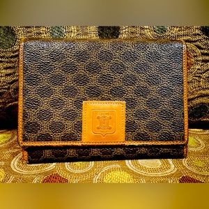 Celine Brown Leather Wallet